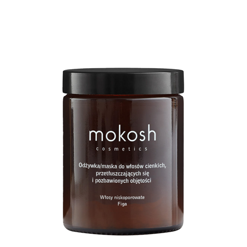 Mokosh - Odżywka/Maska do Włosów Cienkich, Przetłuszczających się i Pozbawionych Objętości - Figa - 180ml